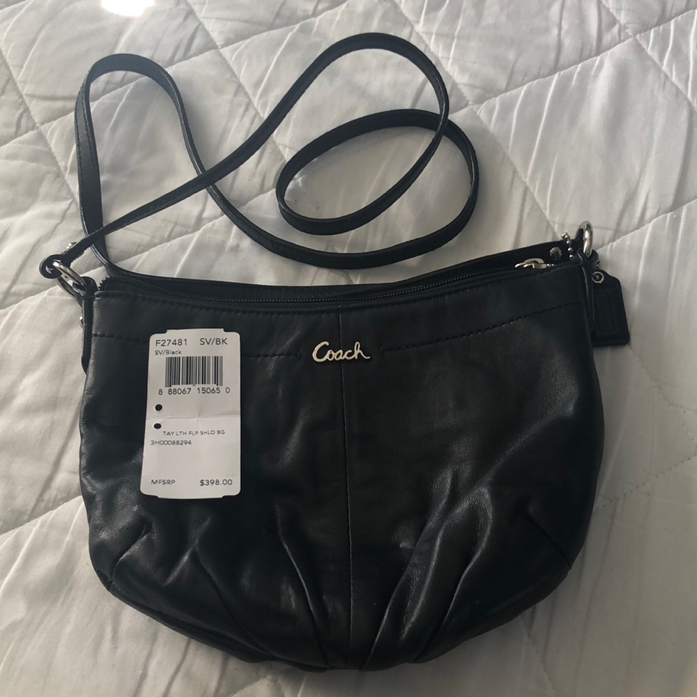 Coach; Over shoulder Crossbody, F27481, Black